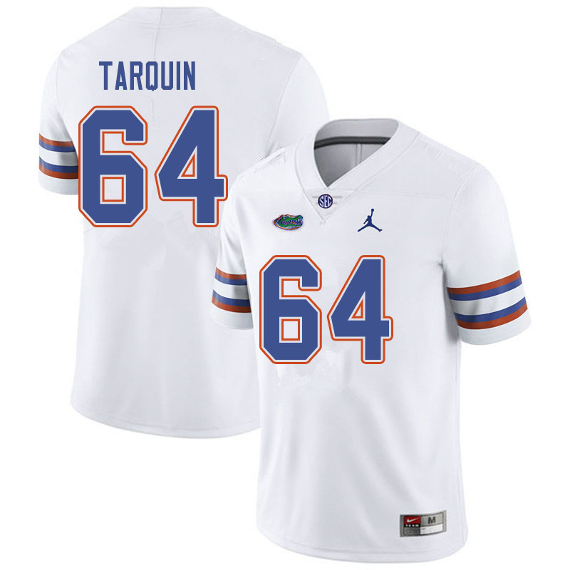 Jordan Brand Men #64 Michael Tarquin Florida Gators College Football Jerseys Sale-White
